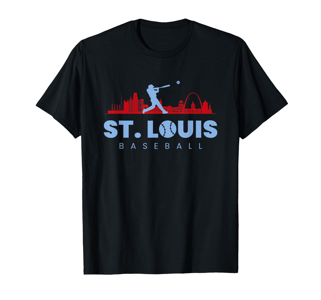 St Louis Baseball Minimalist Baseball T-Shirt - Streetwear Style Men Women - T-Shirt, Sweatshirt, Hoodie
