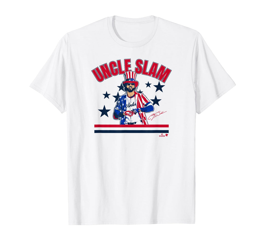 Jesse Winker Uncle Slam Washington D T-Shirt - Custom Art Print for Adults - T-Shirt, Sweatshirt, Hoodie