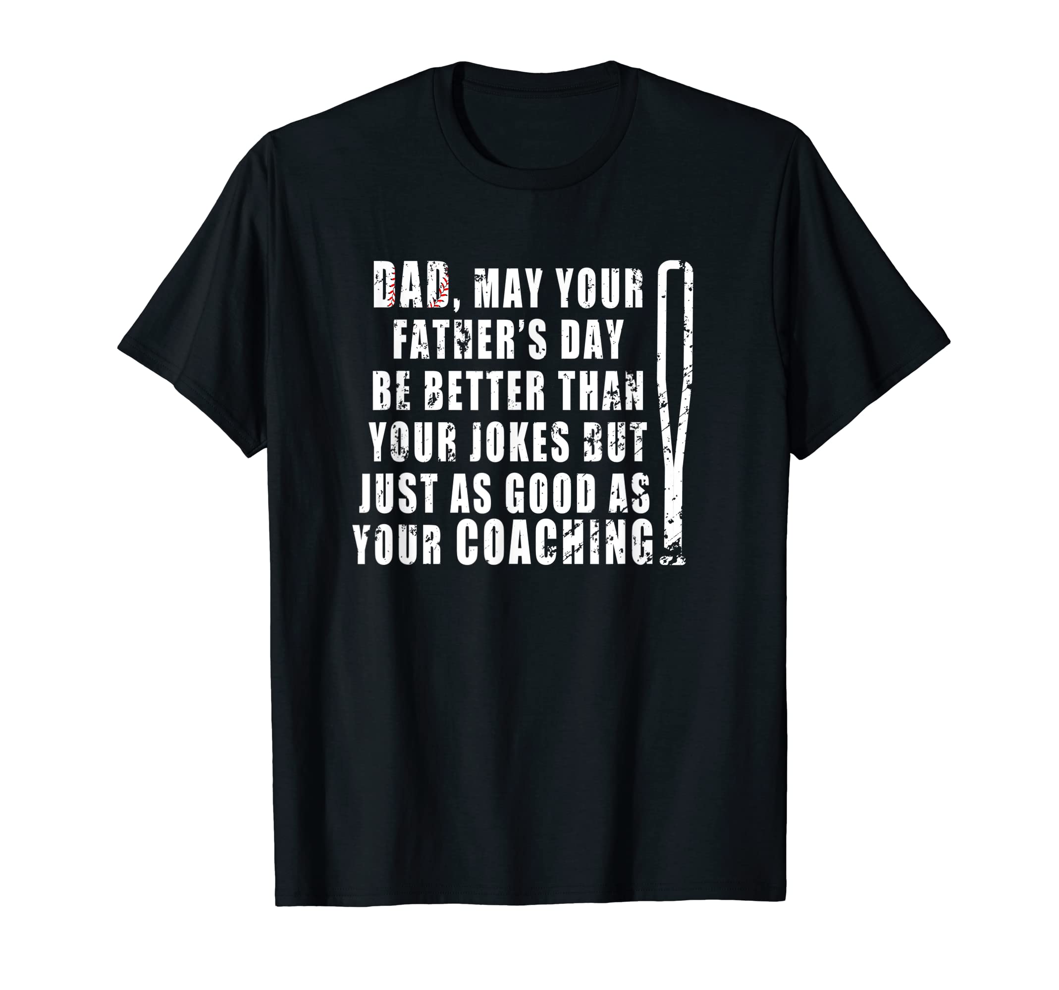 Funny Baseball Dad Coach Fathers T-Shirt - Aesthetic Graphic for Adults - T-Shirt, Sweatshirt, Hoodie