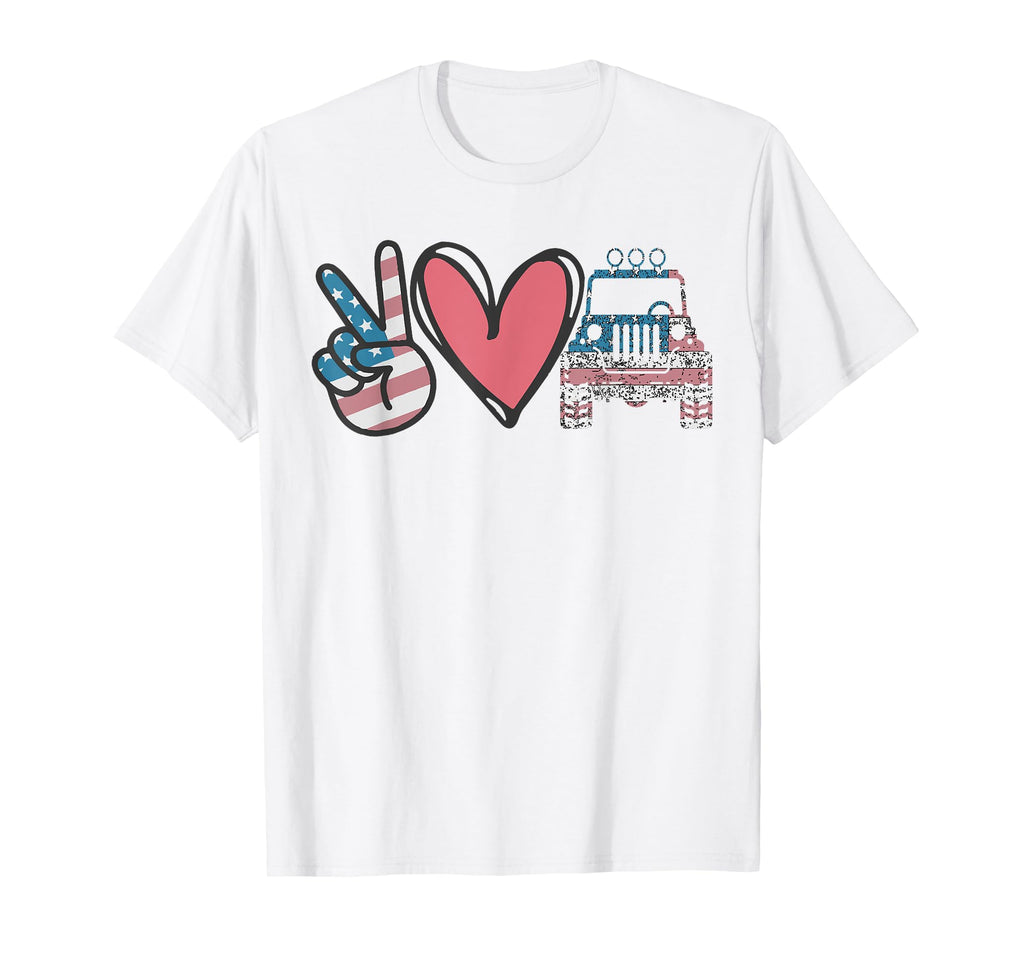 Support Peace Love Peace Love Offroad T-Shirt - Fun Novelty Design Unisex - T-Shirt, Sweatshirt, Hoodie