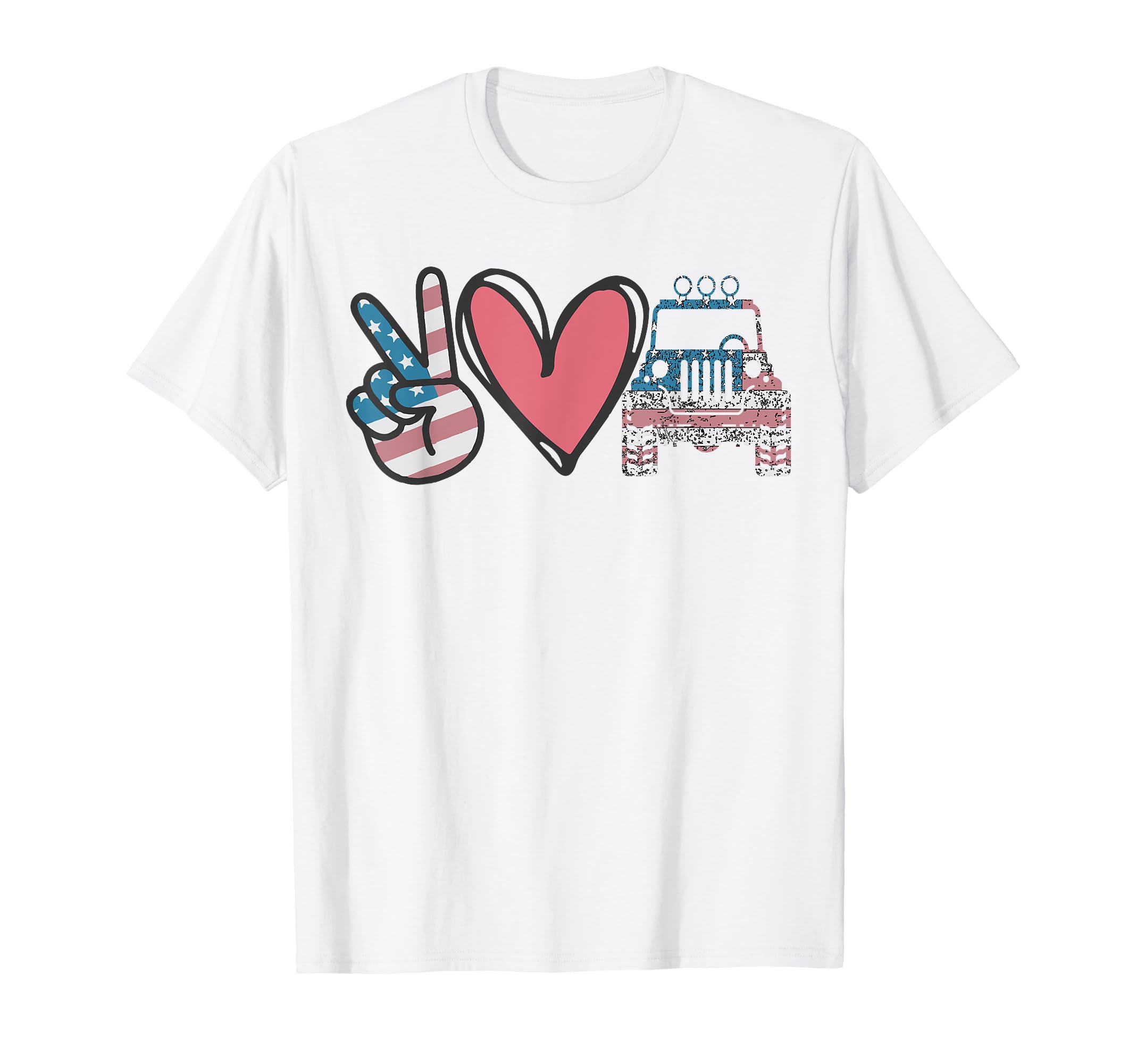 Support Peace Love Peace Love Offroad T-Shirt - Fun Novelty Design Unisex - T-Shirt, Sweatshirt, Hoodie