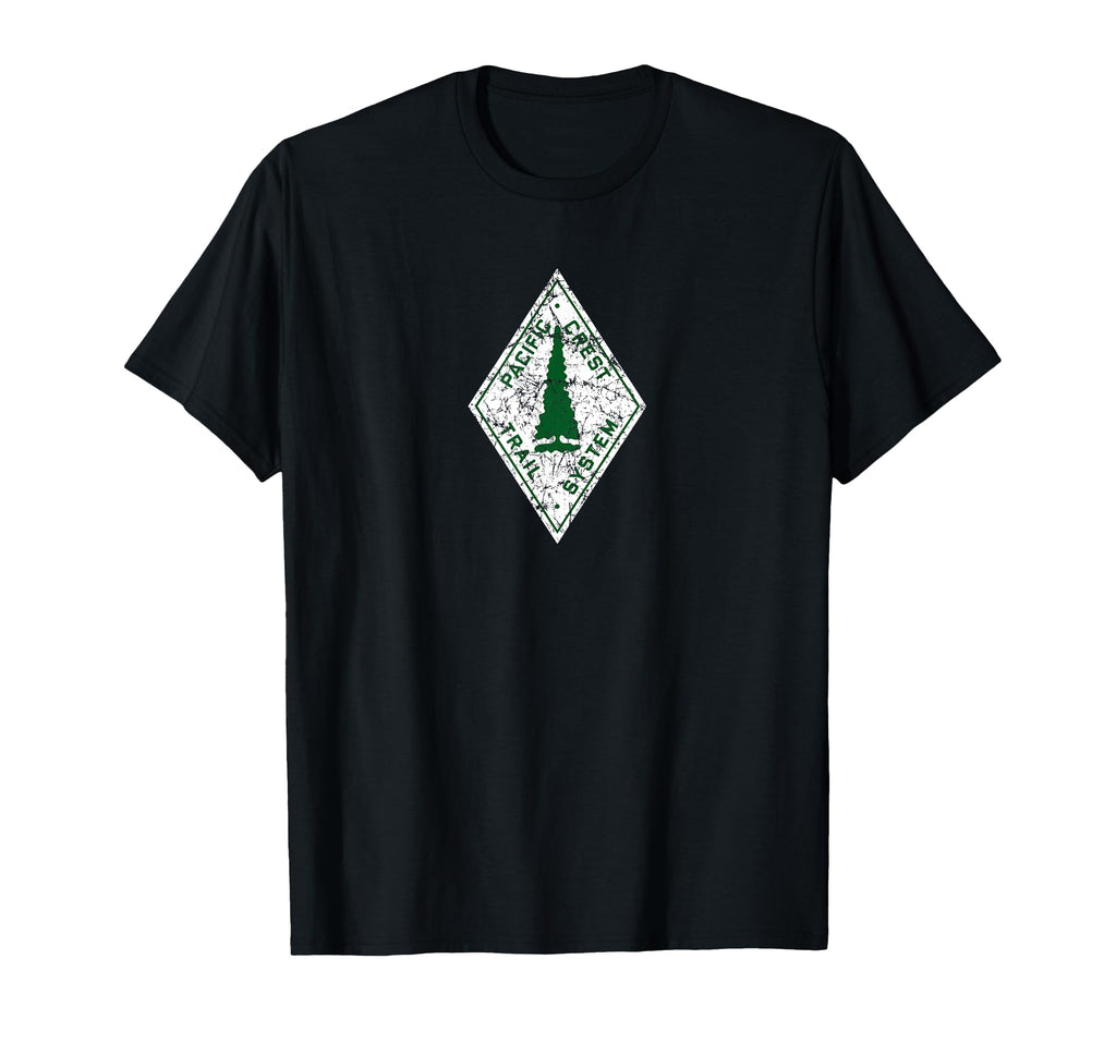 Pacific Crest Trail Marker Distressed T-Shirt - Unique Graphic for Adults - T-Shirt, Sweatshirt, Hoodie