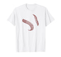 Baseball Lover Player Coach Fan Red T-Shirt - Casual Everyday Wear Unisex - T-Shirt, Sweatshirt, Hoodie