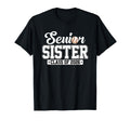 Senior Sister Class 2026 Baseball T-Shirt - Minimalist Print Men Women - T-Shirt, Sweatshirt, Hoodie