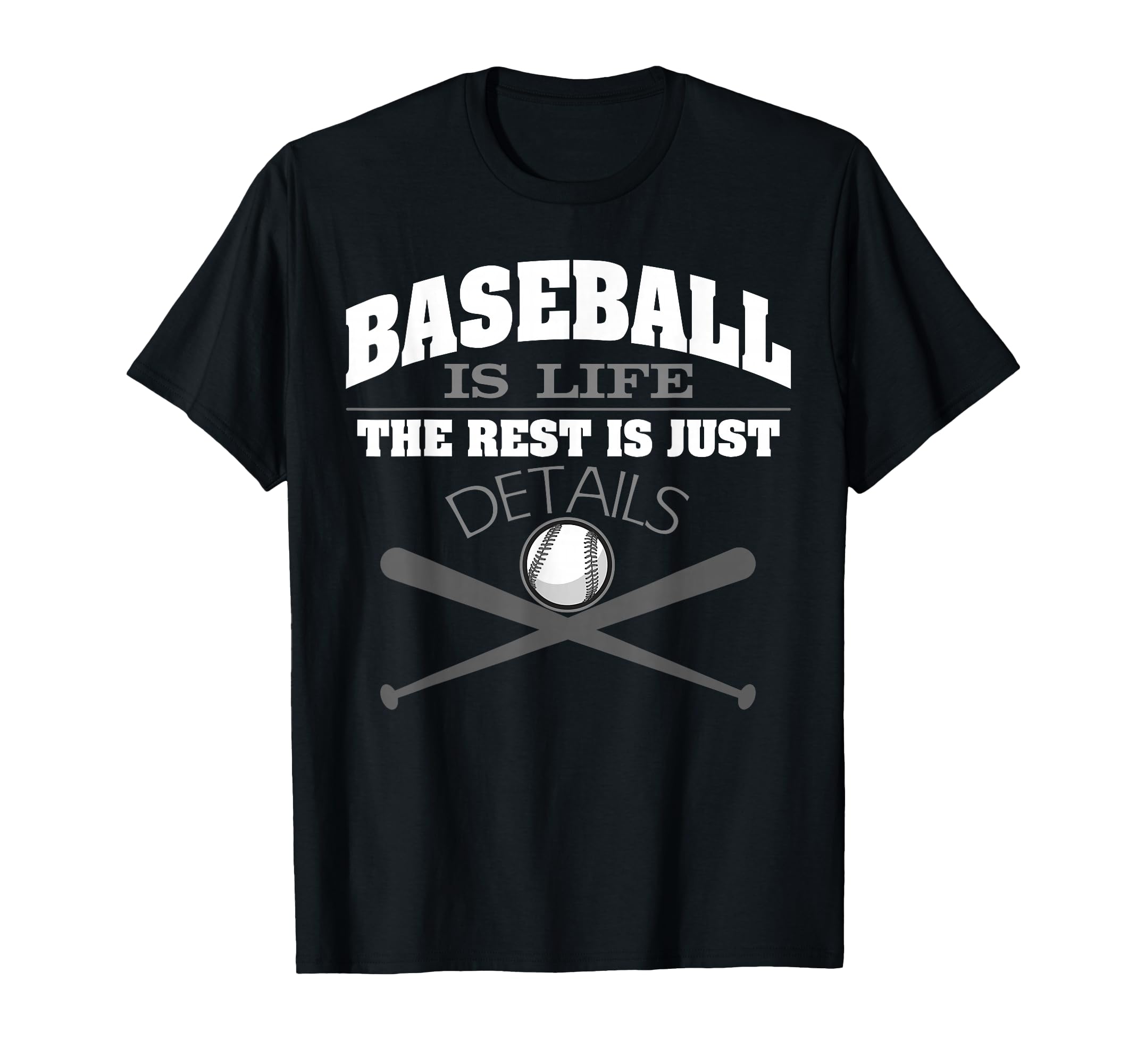 Baseball Is Life Baseball And T-Shirt - Casual Everyday Wear Unisex - T-Shirt, Sweatshirt, Hoodie