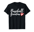 Baseball Grandma Heart Matching T-Shirt - Aesthetic Graphic Men Women - T-Shirt, Sweatshirt, Hoodie