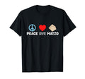 Peace Love Matzo Funny Passover Seder T-Shirt - Graphic Print for Adults - T-Shirt, Sweatshirt, Hoodie
