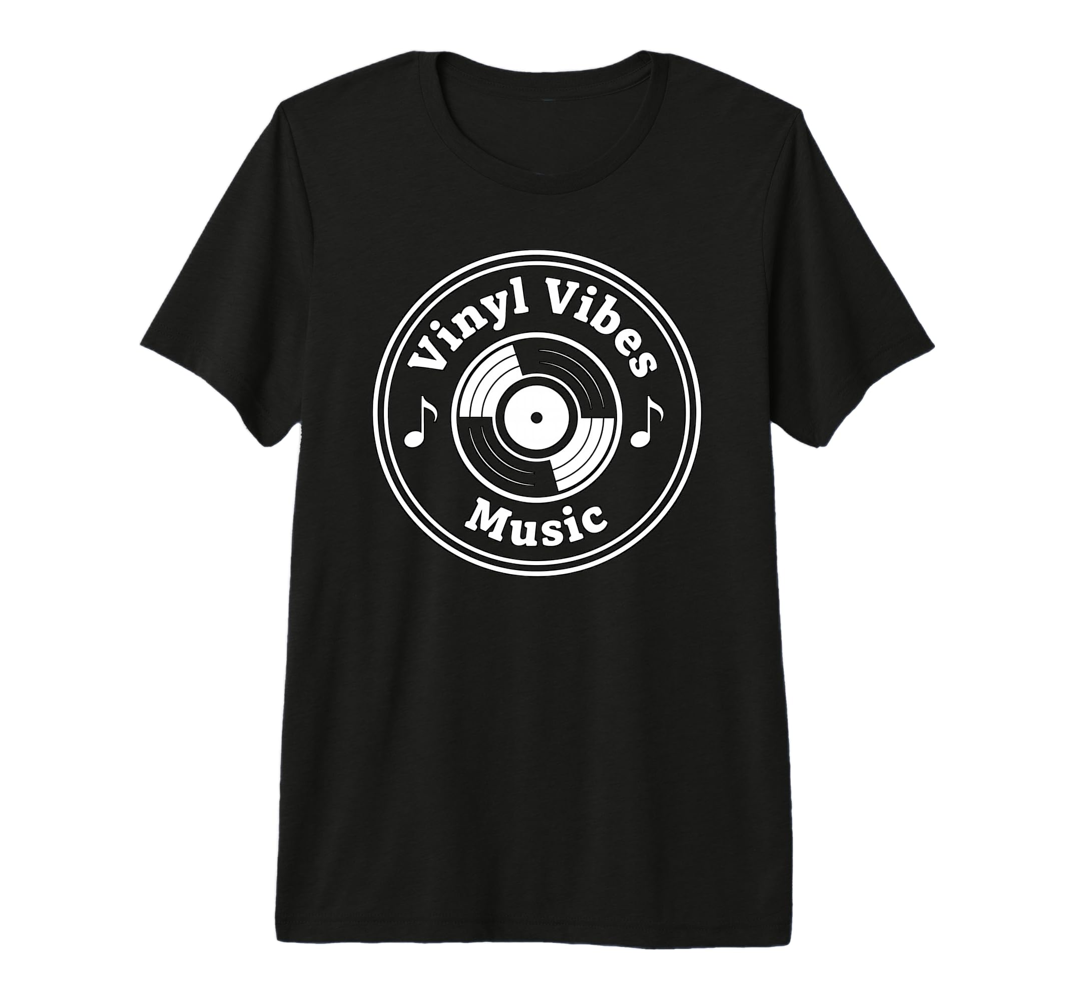Vinyl Vibes Music Fan Rock Evergreens T-Shirt - Graphic Print Unisex - T-Shirt, Sweatshirt, Hoodie