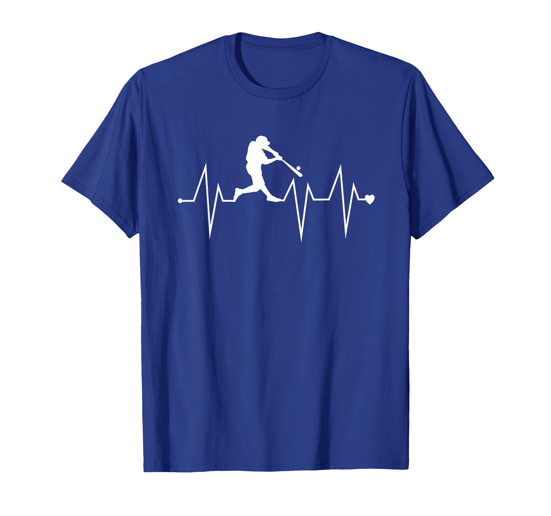 Baseball Heartbeat Heart Funny Pulse T-Shirt - Graphic Print for Adults - T-Shirt, Sweatshirt, Hoodie