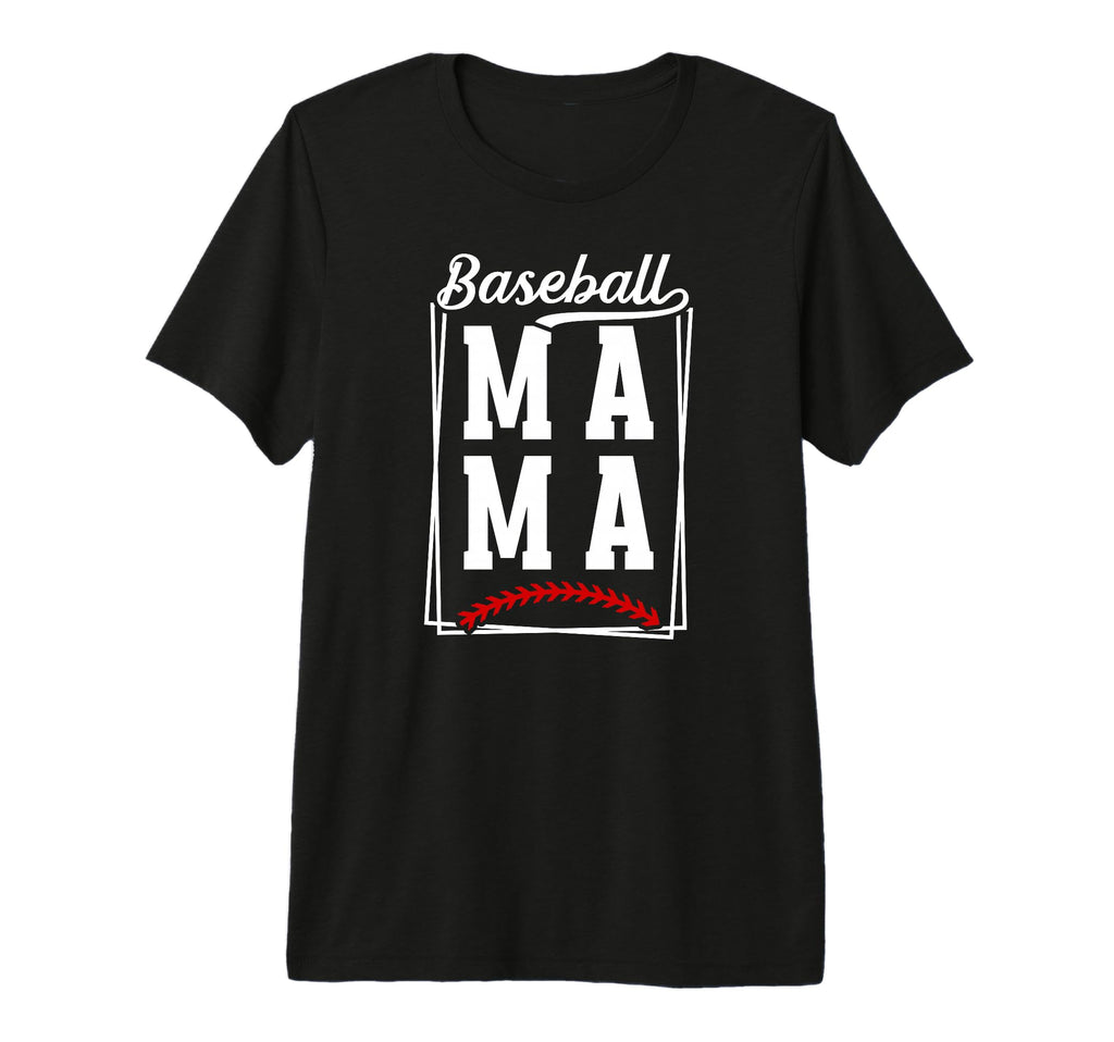 Baseball Mama Baseball Mom Baseball T-Shirt - Minimalist Print for Adults - T-Shirt, Sweatshirt, Hoodie