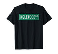 Inglewood Ca Street Sign T-Shirt - Novelty Apparel for Adults - T-Shirt, Sweatshirt, Hoodie