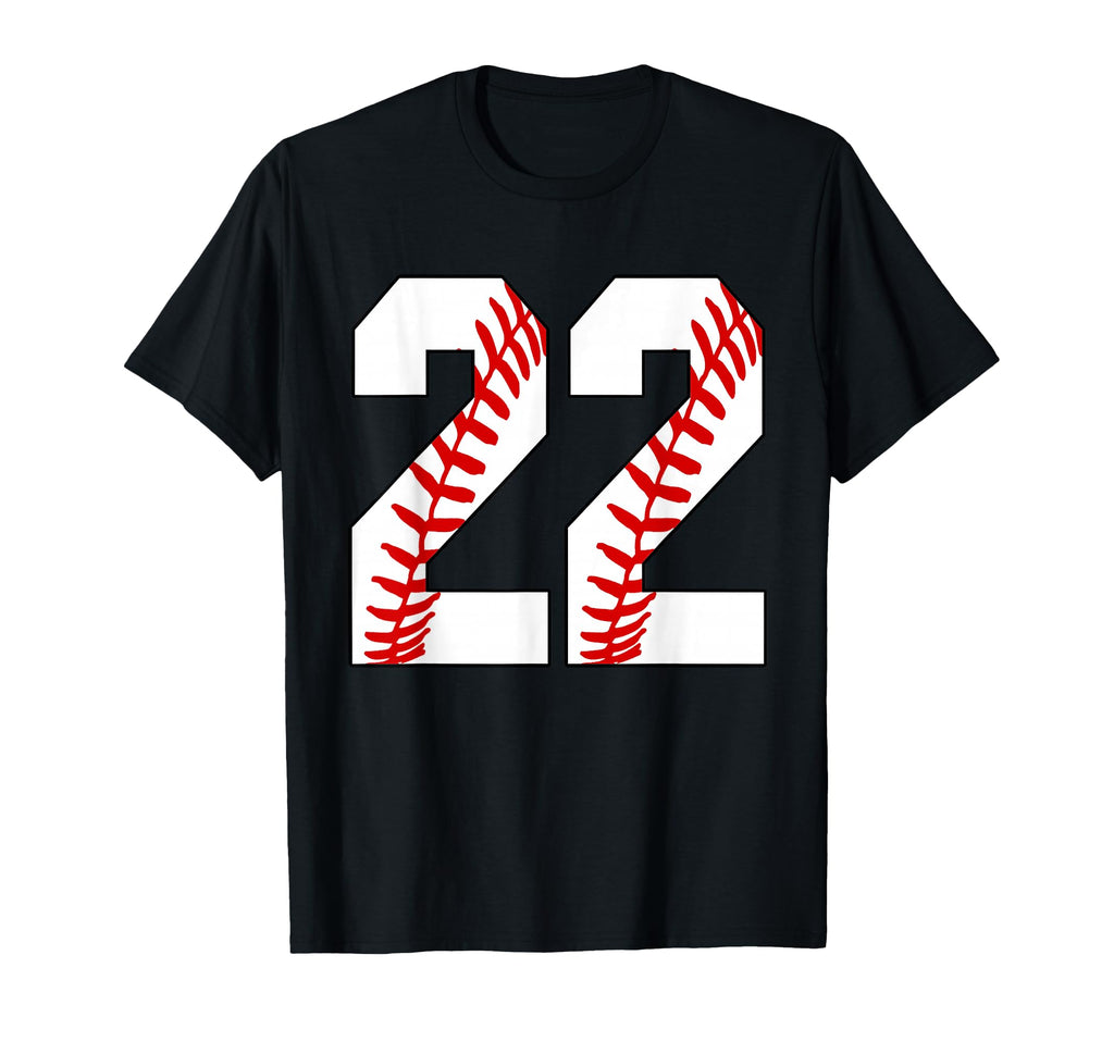 22 Baseball Mom Baseball Player Jersey T-Shirt - Trendy Graphic Unisex - T-Shirt, Sweatshirt, Hoodie