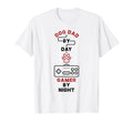 Dog Dad Day Gamer Night Gaming T-Shirt - Minimalist Print Men Women - T-Shirt, Sweatshirt, Hoodie
