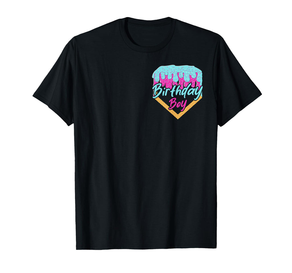 Baseball 10 Year Old Ice Cream Drip 10Th T-Shirt - Graphic Print Men Women - T-Shirt, Sweatshirt, Hoodie