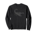 Scorpion Distressed Scorpion Sweatshirt - Fun Novelty Design Unisex - T-Shirt, Sweatshirt, Hoodie