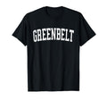 Greenbelt Md Distressed White T-Shirt - Fun Novelty Design for Adults - T-Shirt, Sweatshirt, Hoodie