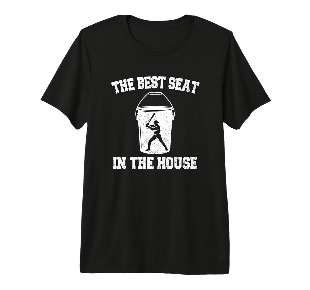 Best Seat House Baseball Coach Life T-Shirt - Custom Art Print Men Women - T-Shirt, Sweatshirt, Hoodie