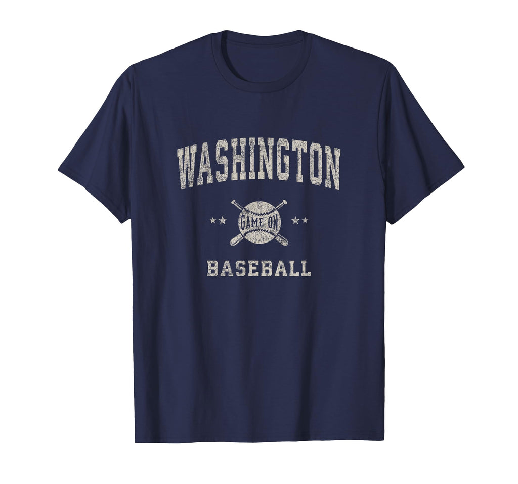 Washington Baseball Throwback T-Shirt - Minimalist Print Unisex - T-Shirt, Sweatshirt, Hoodie
