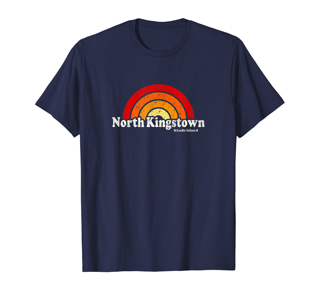 North Kingstown Rhode Island Ri 70S T-Shirt - Minimalist Print for Adults - T-Shirt, Sweatshirt, Hoodie
