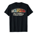 Funny Introvert Discuss Snacks 70S T-Shirt - Graphic Print Unisex - T-Shirt, Sweatshirt, Hoodie