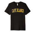 Cape Blanco Distressed Gold Varsity T-Shirt - Casual Everyday Wear Unisex - T-Shirt, Sweatshirt, Hoodie