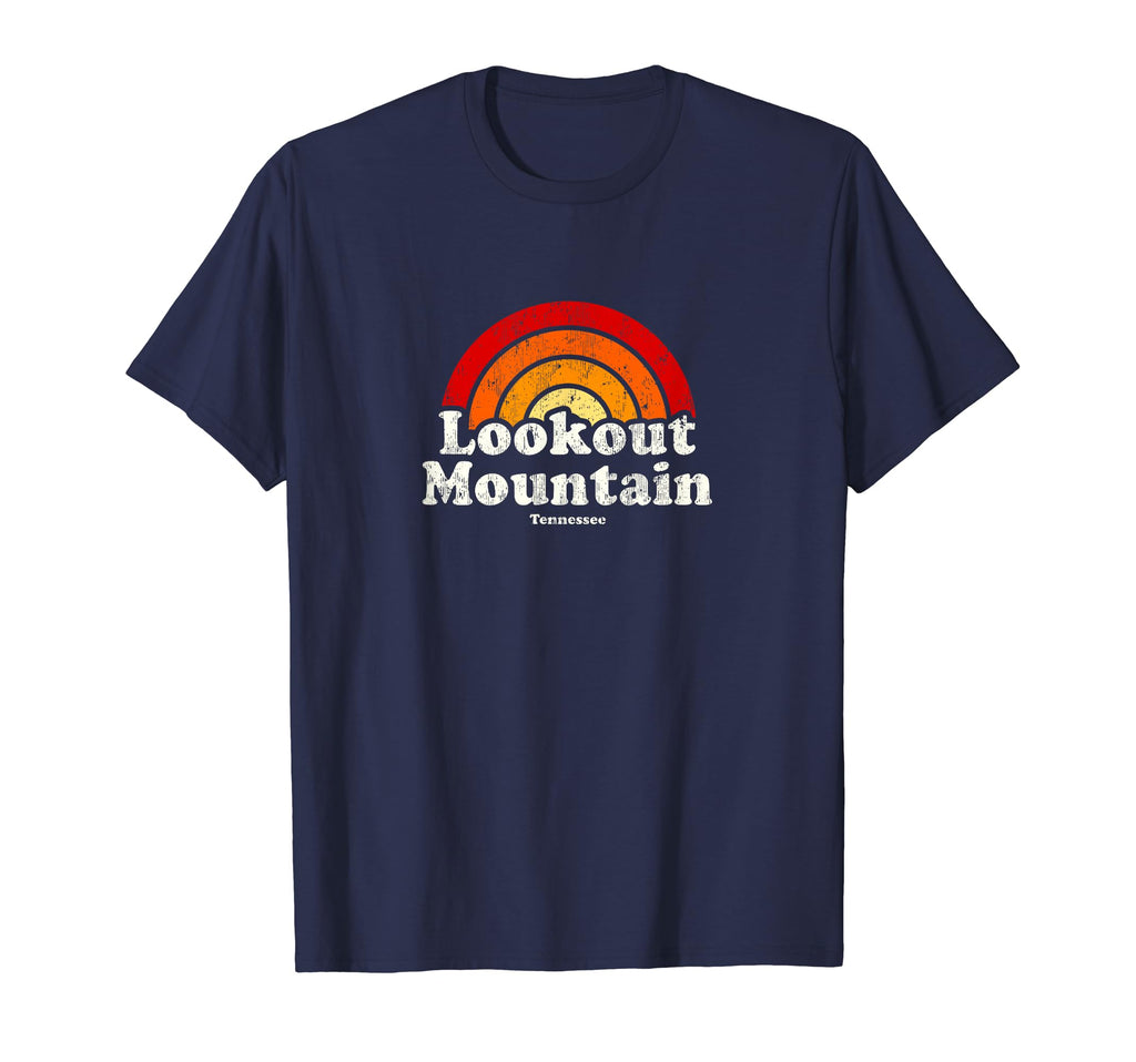 Lookout Mountain Tennessee Tn 70S T-Shirt - Fun Novelty Design for Adults - T-Shirt, Sweatshirt, Hoodie