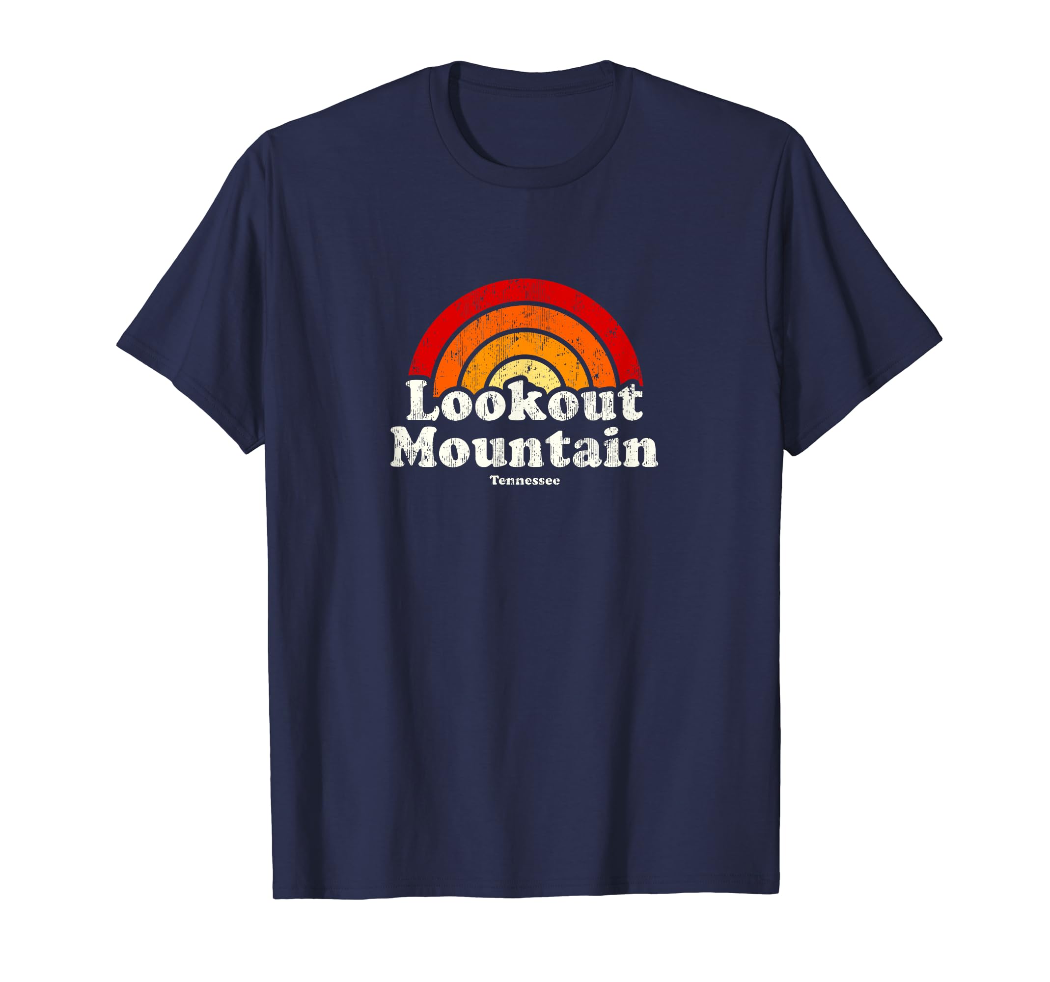 Lookout Mountain Tennessee Tn 70S T-Shirt - Fun Novelty Design for Adults - T-Shirt, Sweatshirt, Hoodie