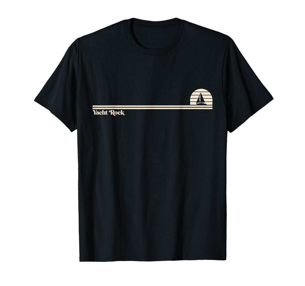 Yacht Rock Sunset Sailboat Smooth T-Shirt - Novelty Apparel for Adults - T-Shirt, Sweatshirt, Hoodie