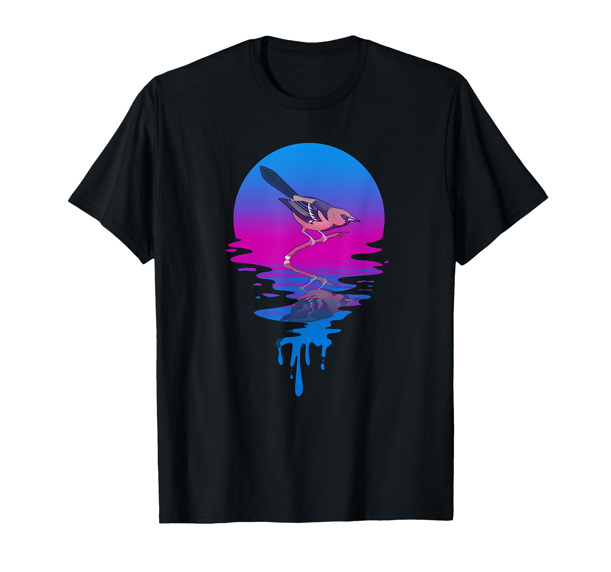 Sunset Baltimore Oriole T-Shirt - Custom Art Print Men Women - T-Shirt, Sweatshirt, Hoodie