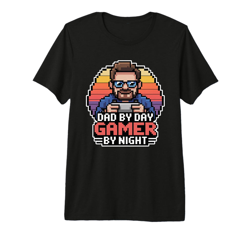 Dad Day Gamer Night Tri Blend T-Shirt - Aesthetic Graphic Men Women - T-Shirt, Sweatshirt, Hoodie