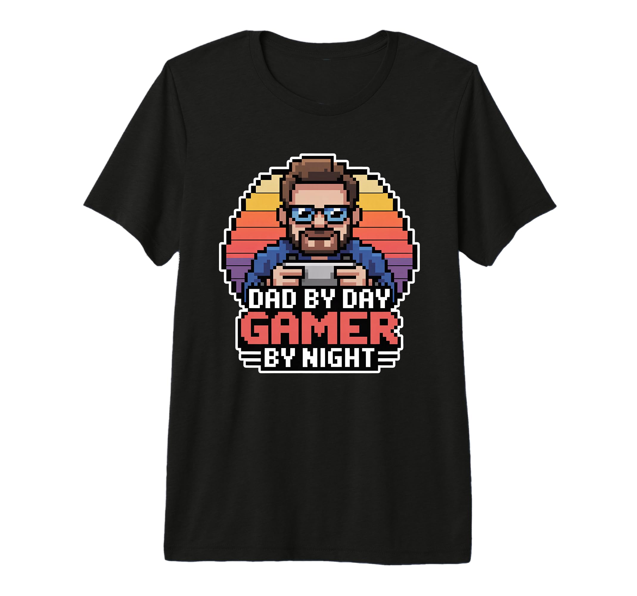 Dad Day Gamer Night Tri Blend T-Shirt - Aesthetic Graphic Men Women - T-Shirt, Sweatshirt, Hoodie