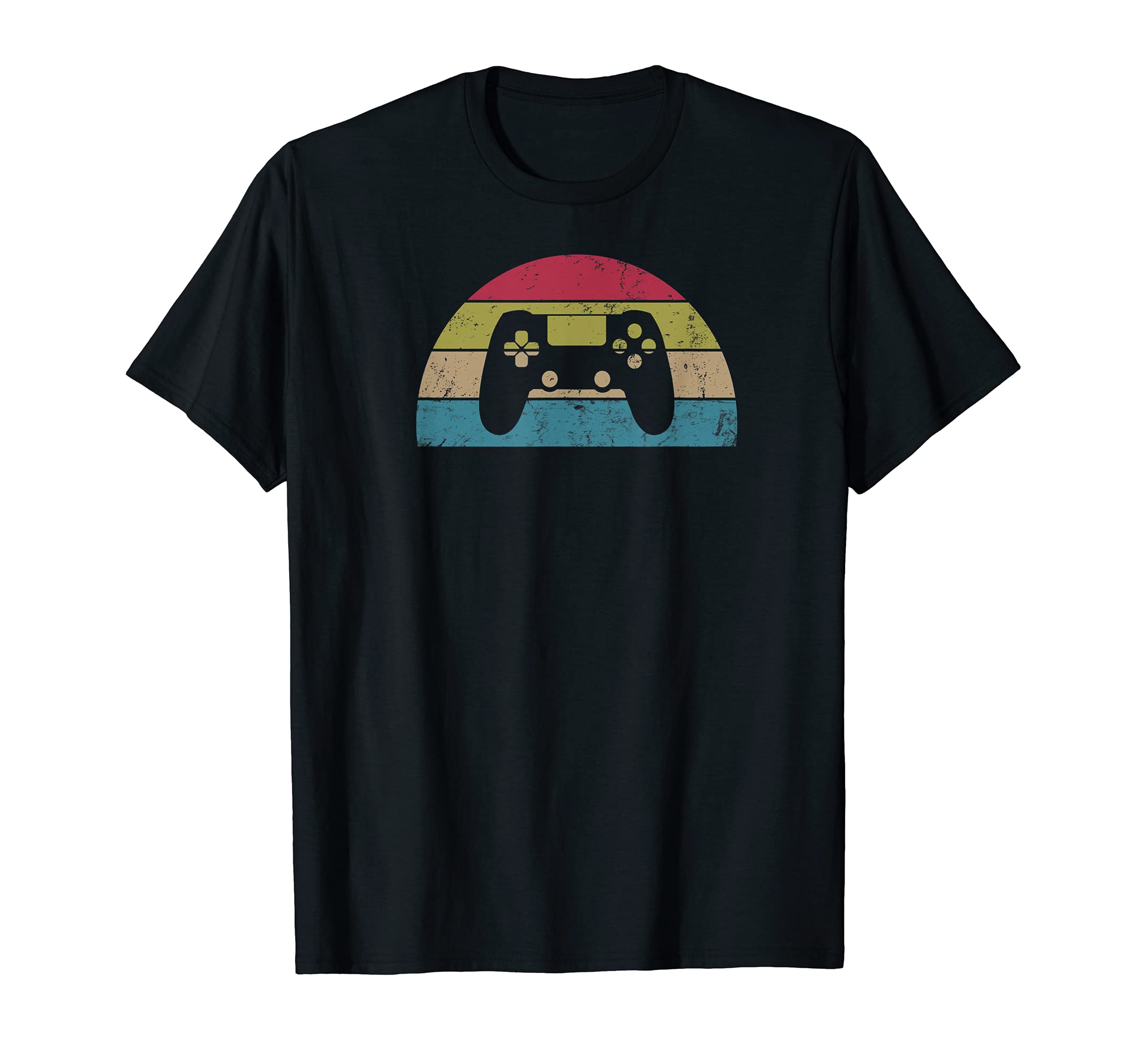 Video Games Controller 70S Distressed T-Shirt - Trendy Graphic for Adults - T-Shirt, Sweatshirt, Hoodie