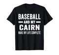 Baseball And My Cairn Mama Dog Lover T-Shirt - Novelty Apparel Men Women - T-Shirt, Sweatshirt, Hoodie