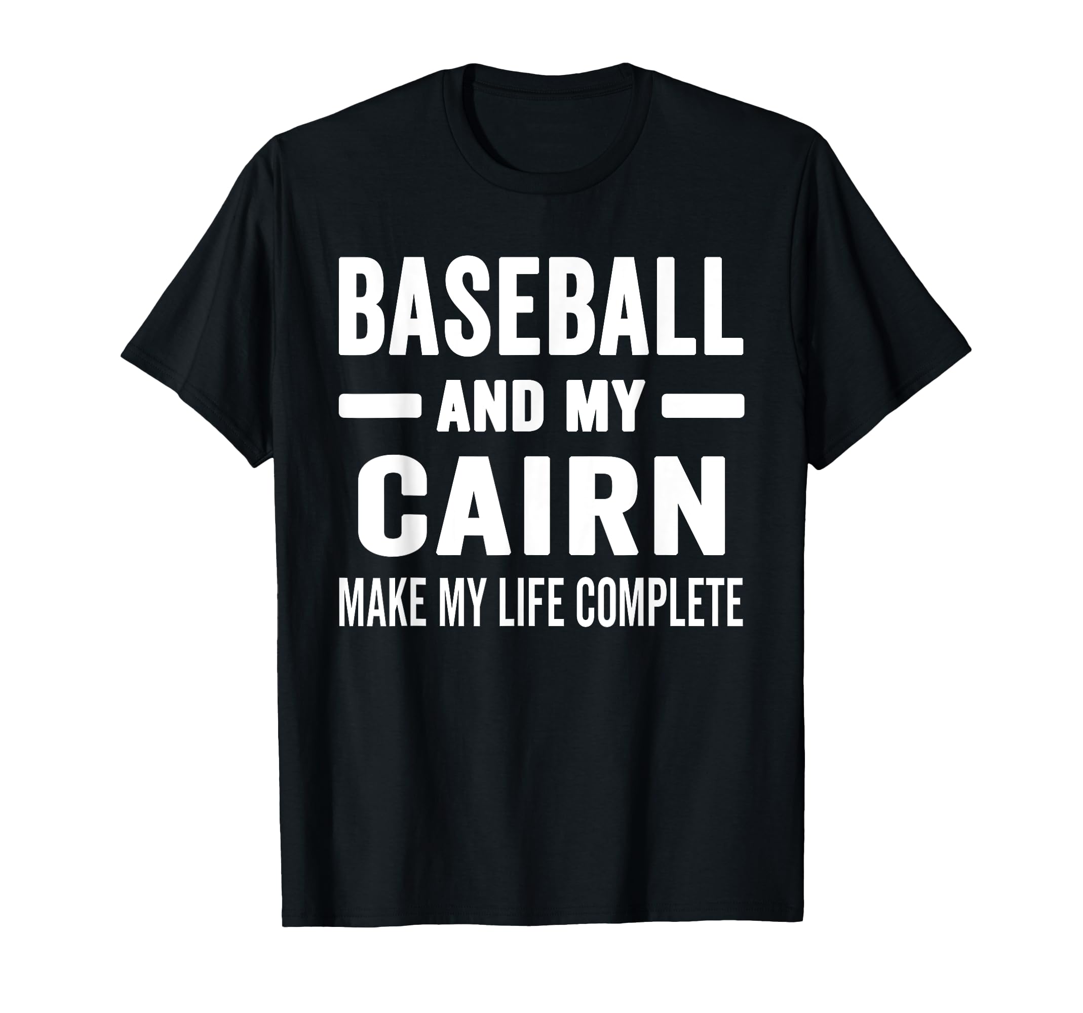 Baseball And My Cairn Mama Dog Lover T-Shirt - Novelty Apparel Men Women - T-Shirt, Sweatshirt, Hoodie