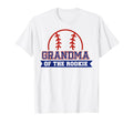 Grandma Rookie 1St Birthday Baseball T-Shirt - Novelty Apparel Unisex - T-Shirt, Sweatshirt, Hoodie
