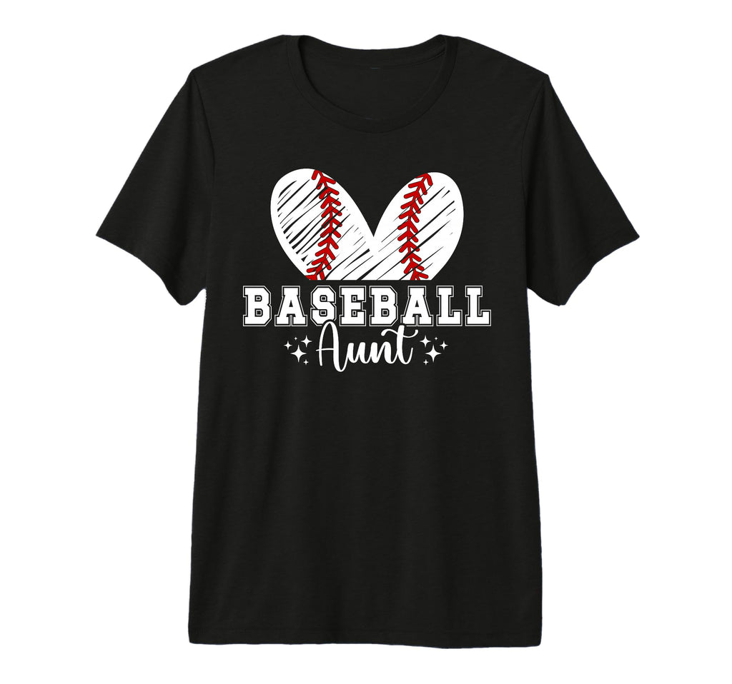 Baseball Aunt Baseball Player Aunt T-Shirt - Trendy Graphic for Adults - T-Shirt, Sweatshirt, Hoodie