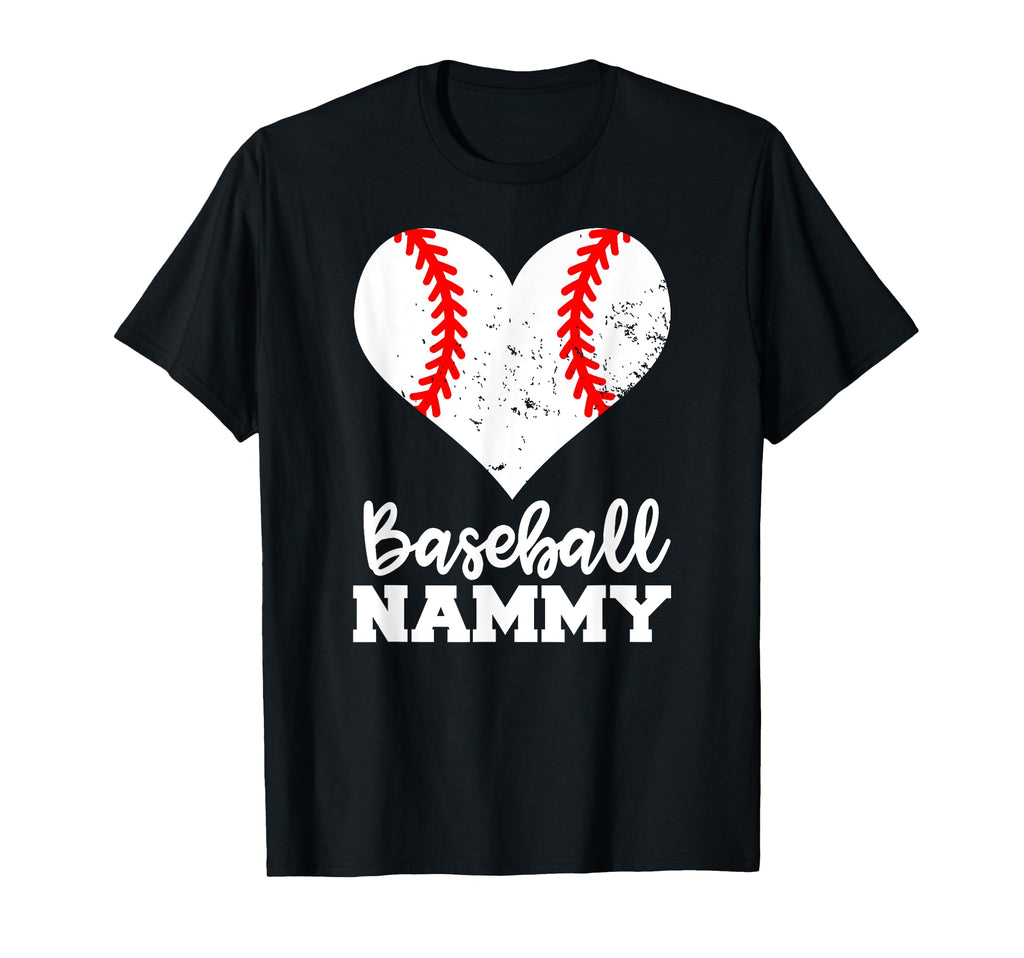 Baseball Nammy Funny Baseball Heart T-Shirt - Custom Art Print for Adults - T-Shirt, Sweatshirt, Hoodie