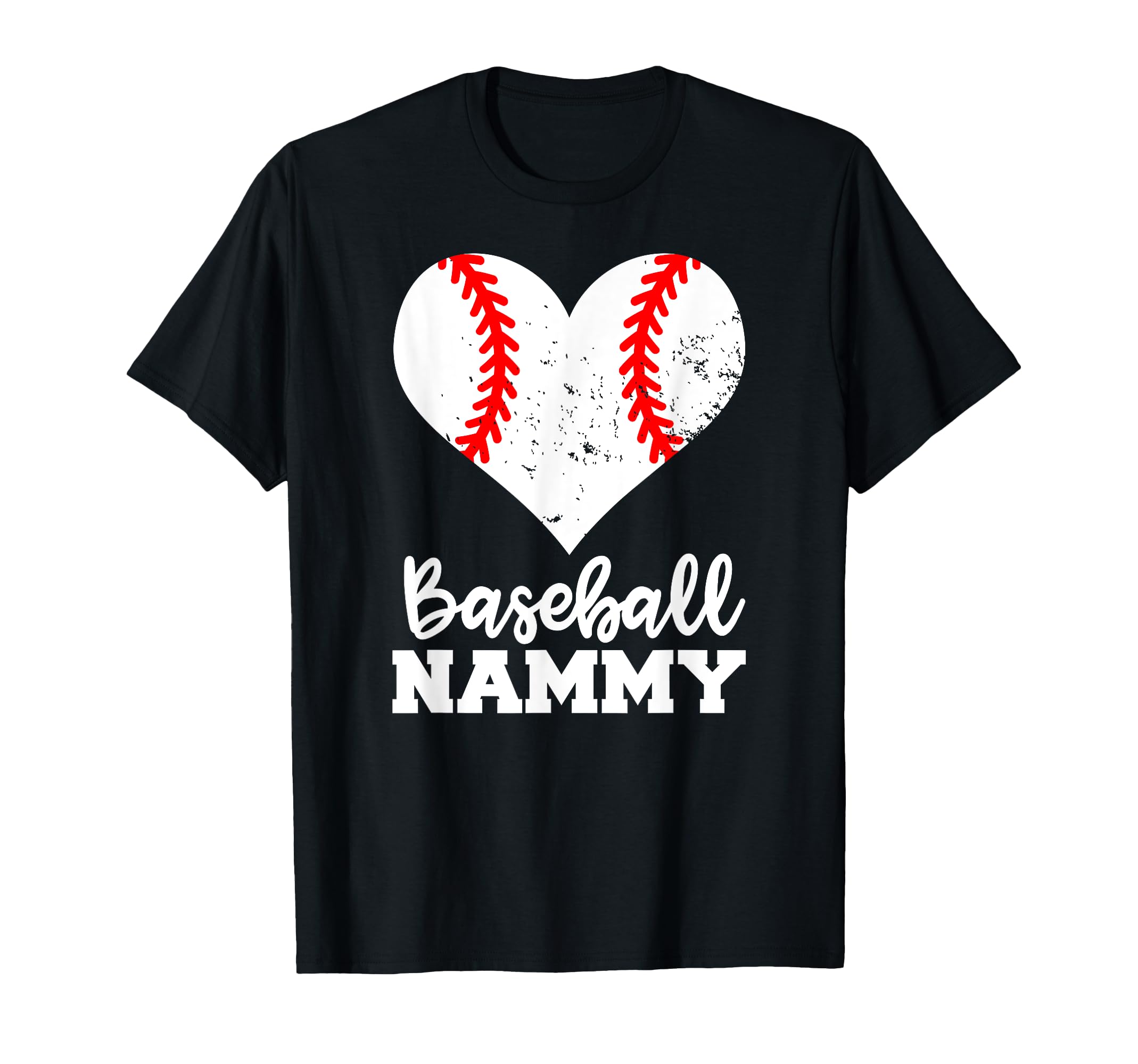 Baseball Nammy Funny Baseball Heart T-Shirt - Custom Art Print for Adults - T-Shirt, Sweatshirt, Hoodie