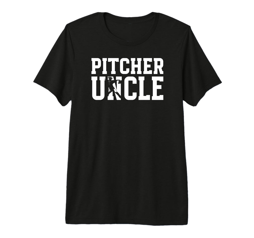 Mens Baseball Pitcher Uncle T-Shirt - Fun Novelty Design Men Women - T-Shirt, Sweatshirt, Hoodie