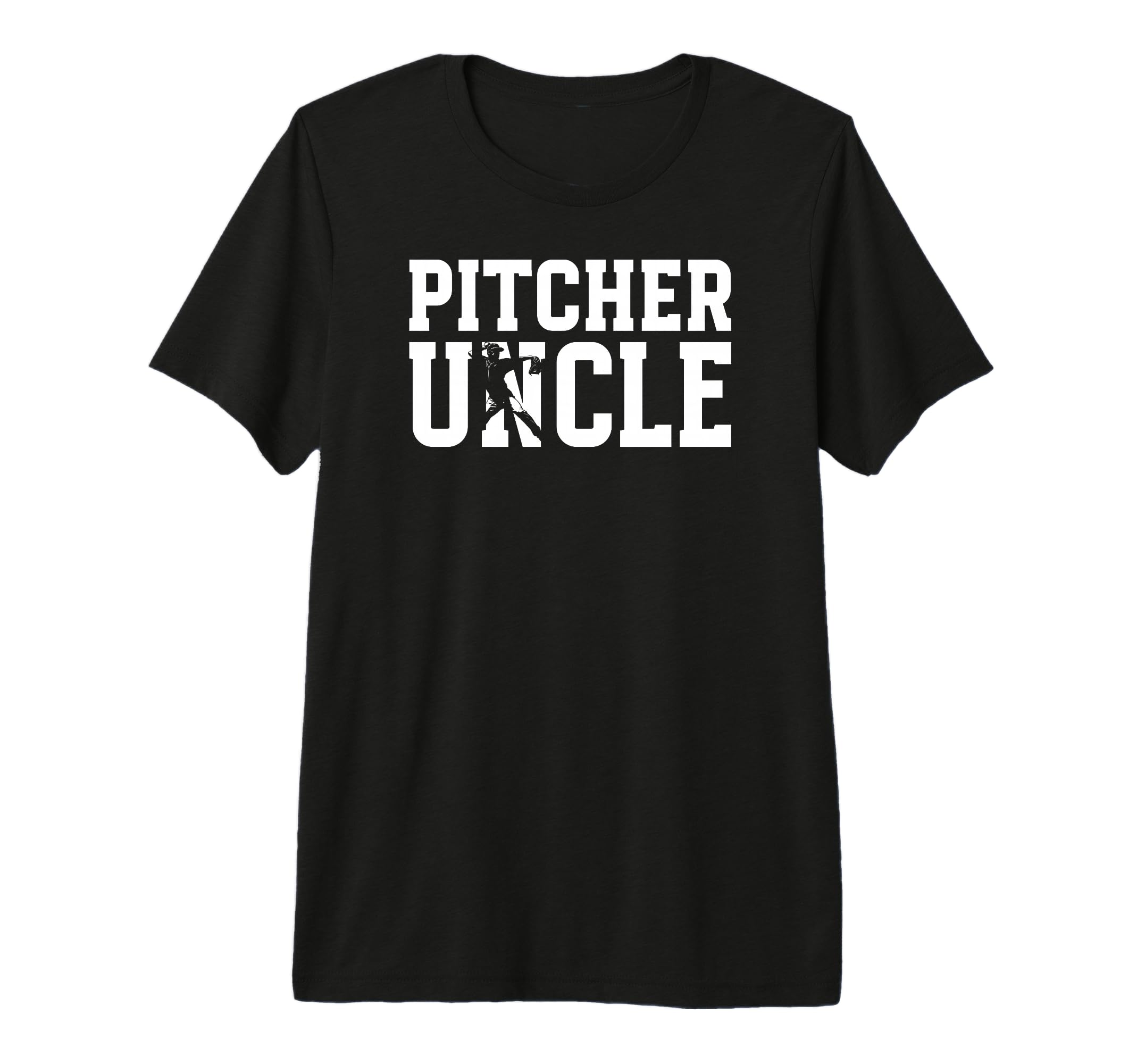 Mens Baseball Pitcher Uncle T-Shirt - Fun Novelty Design Men Women - T-Shirt, Sweatshirt, Hoodie