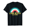 Long Beach California Rainbow T-Shirt - Unique Graphic Men Women - T-Shirt, Sweatshirt, Hoodie