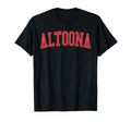 Altoona Ia Distressed Red Varsity T-Shirt - Minimalist Print Men Women - T-Shirt, Sweatshirt, Hoodie