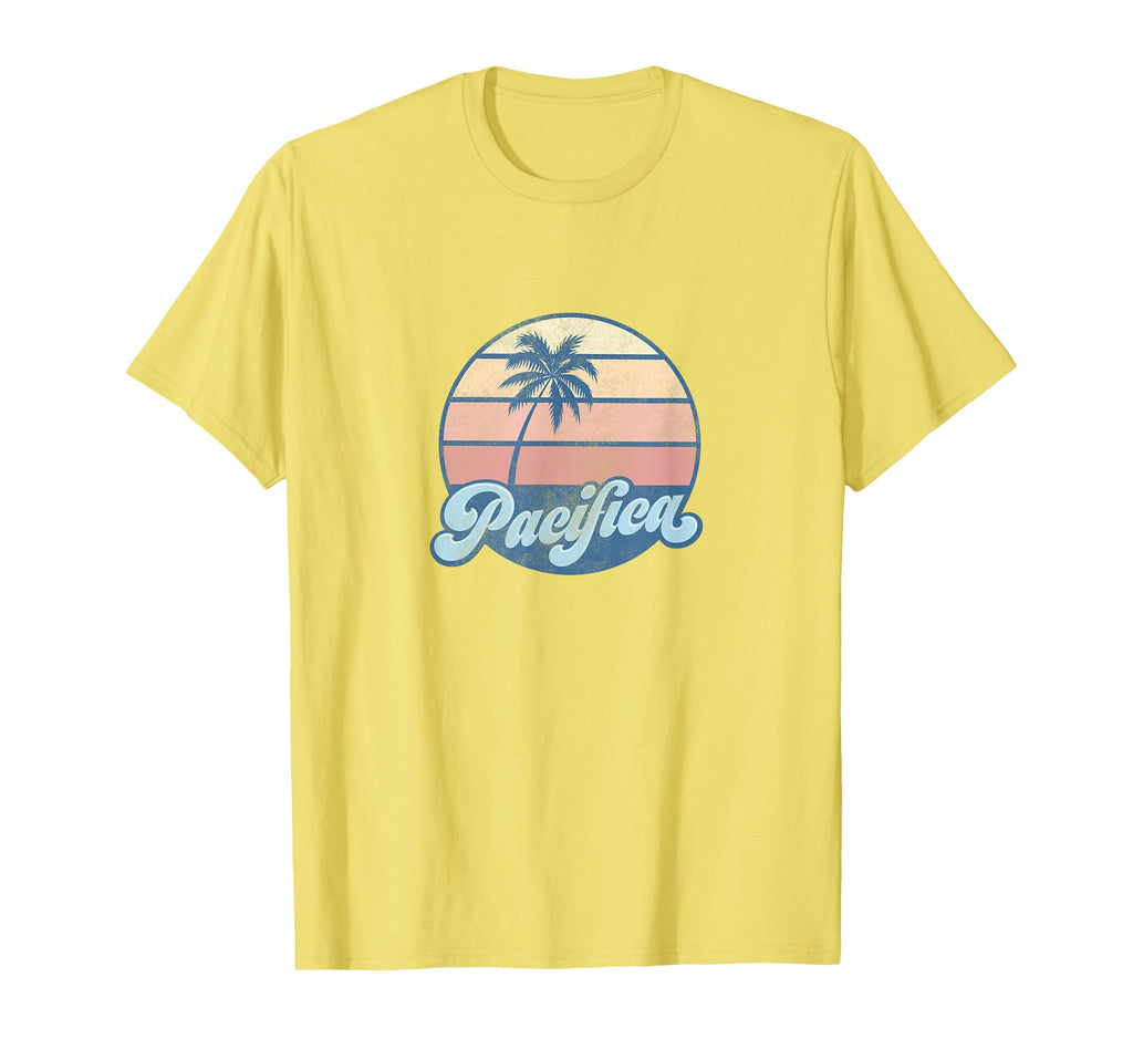 Pacifica California Ca 70S Surfer T-Shirt - Custom Art Print Men Women - T-Shirt, Sweatshirt, Hoodie