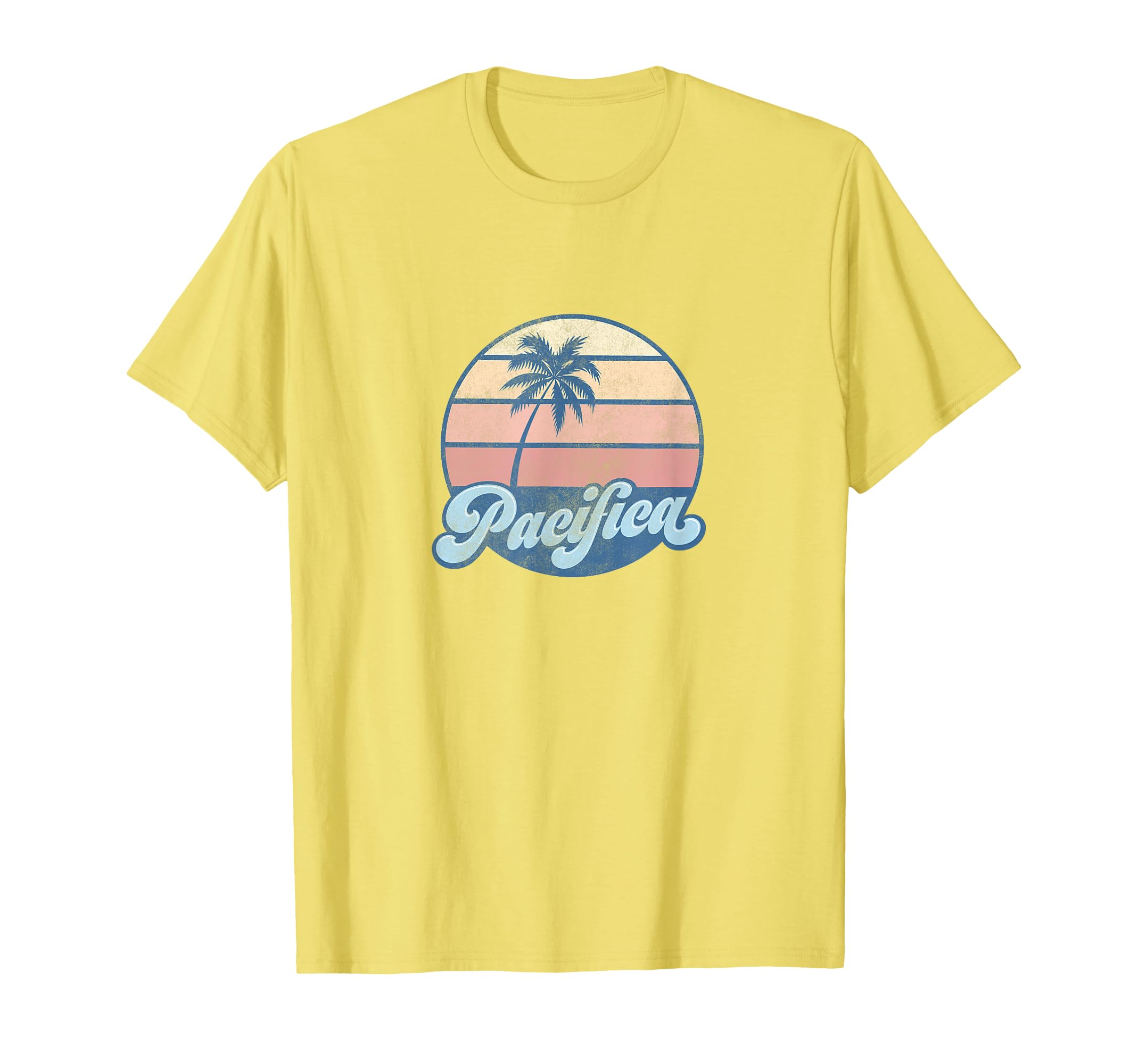 Pacifica California Ca 70S Surfer T-Shirt - Custom Art Print Men Women - T-Shirt, Sweatshirt, Hoodie