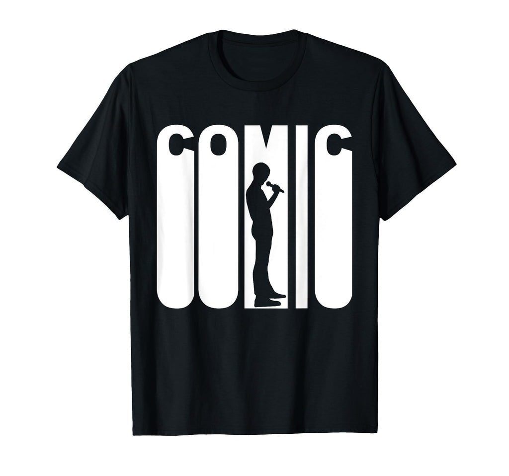 1970S Comic Silhouette Stand Up Comedian T-Shirt - Aesthetic Graphic Unisex - T-Shirt, Sweatshirt, Hoodie