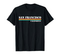 San Francisco California Stripes T-Shirt - Streetwear Style for Adults - T-Shirt, Sweatshirt, Hoodie