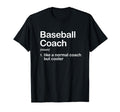 Funny Baseball Coach Definition Designer T-Shirt - Novelty Apparel Unisex - T-Shirt, Sweatshirt, Hoodie