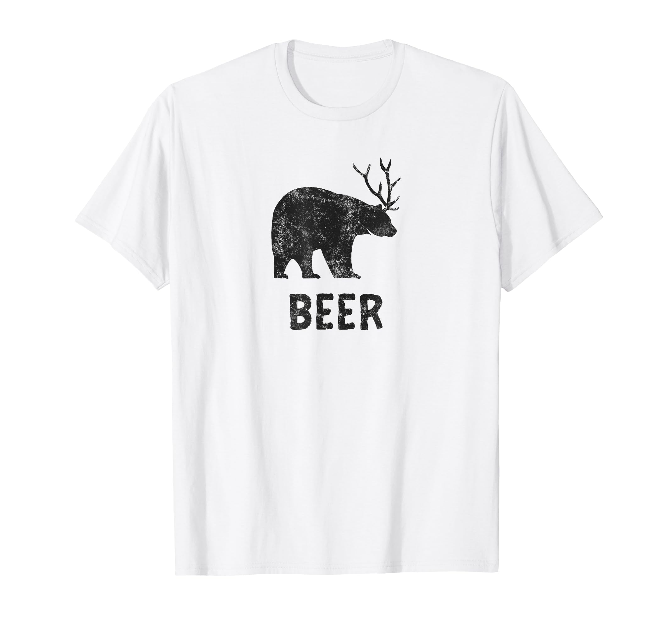 Beer Bear And Deer Hunting Hiking T-Shirt - Custom Art Print Unisex - T-Shirt, Sweatshirt, Hoodie