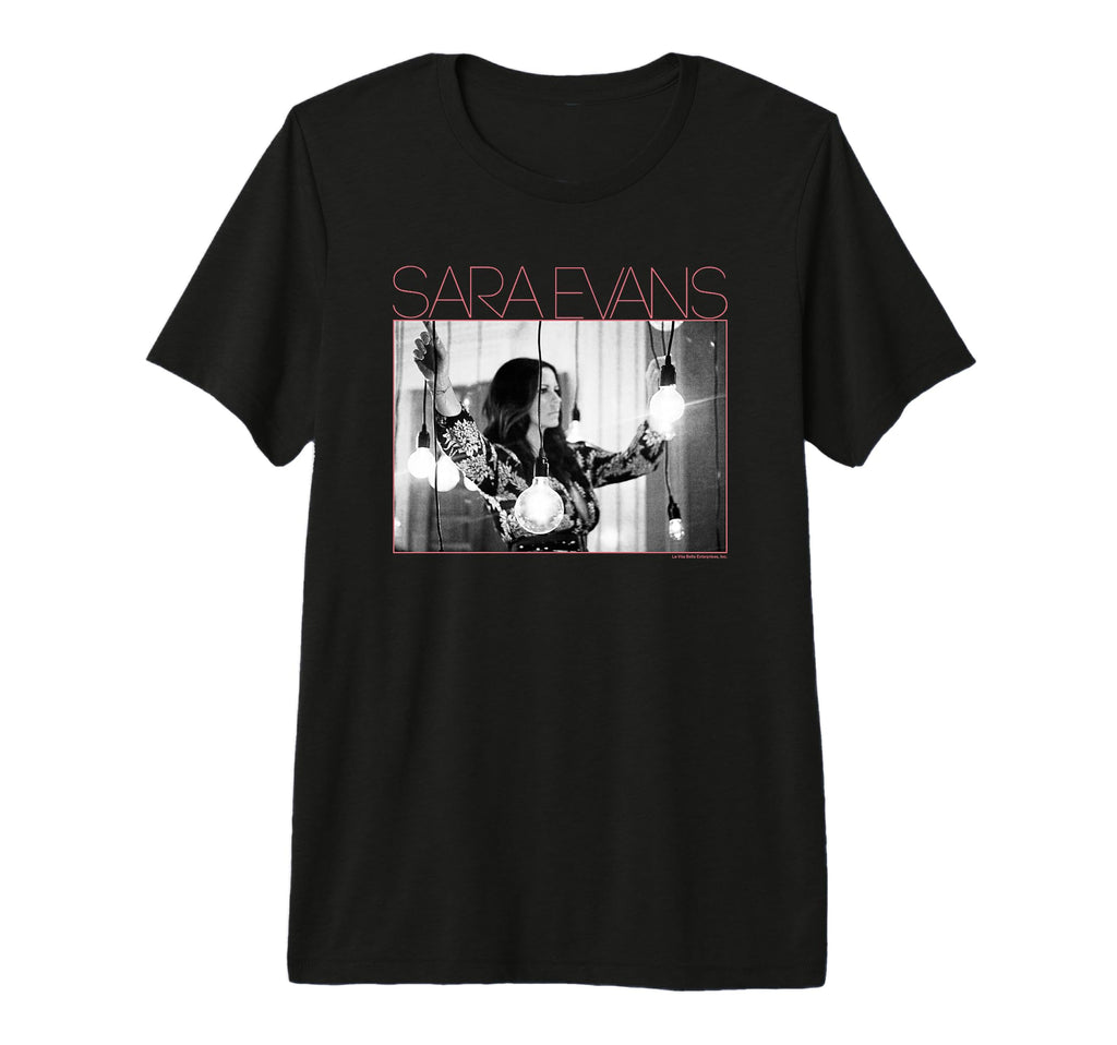 Sara Evans Hanging Lights Box Up Tri T-Shirt - Aesthetic Graphic Unisex - T-Shirt, Sweatshirt, Hoodie