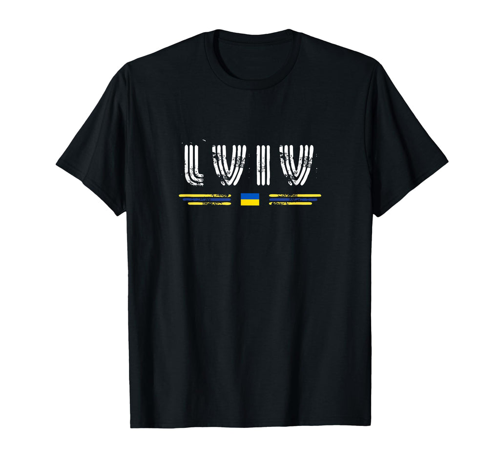 Lviv Ukraine 70S 80S Type T-Shirt - Trendy Graphic Unisex - T-Shirt, Sweatshirt, Hoodie